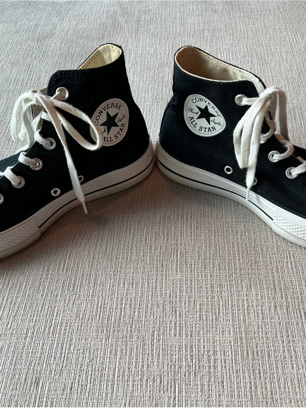 Chuck Taylor All Star Lift Platform Canvas Black & White Size 7 - Picture 7 of 11